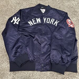 New York Yankees Pro Standard Wordmark Satin Full-Snap Jacket Men’s Size 3XL